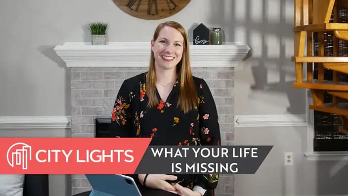 Cover image of the What Your Life is Missing message.