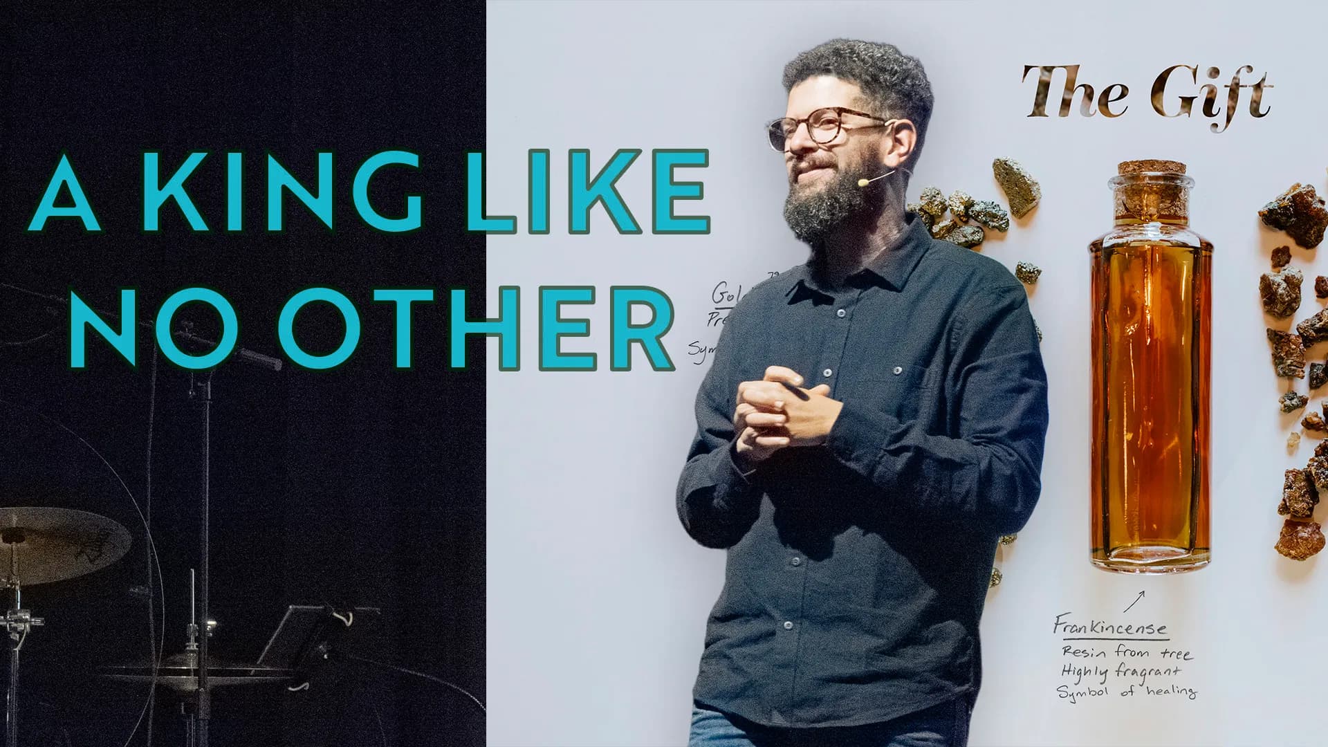 A King Like No Other title slide