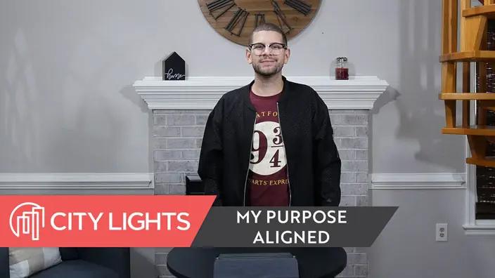 Cover image of the My Purpose Aligned message.