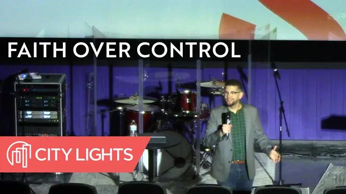 Cover image of the Faith Over Control message.