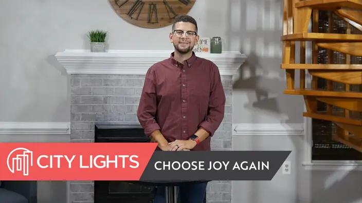 Cover image of the Choose Joy Again message.