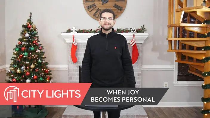 Cover image of the When Joy Becomes Personal message.