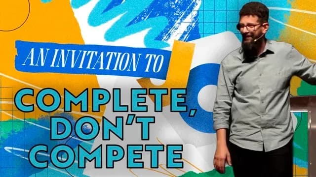 A decorative thumbnail for the Complete, Don't Compete message