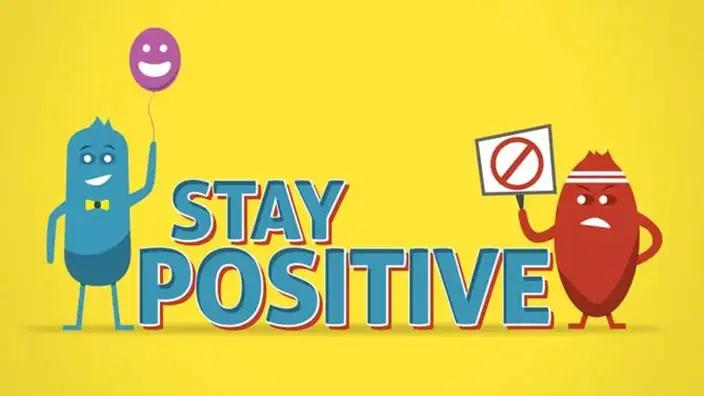 Graphic for the Stay Positive series